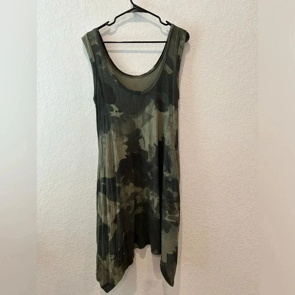 Alternative Apparel Green Tank Dress - Picture 2 of 4